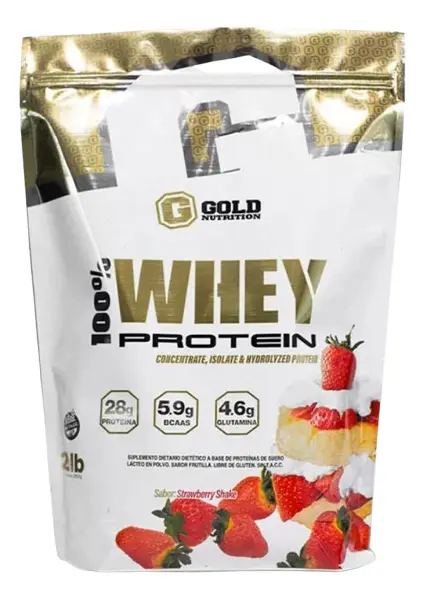 GOLD WHEY PROTEIN 2LB FRUTILLA